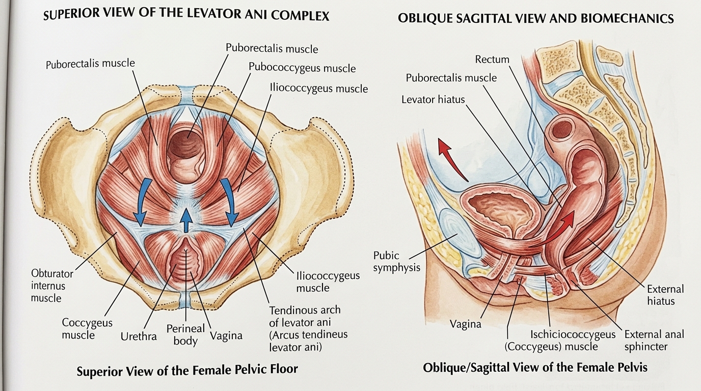 Pelvic Floor Biomechanics & Levator Ani Complex